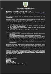 Cllr. Vacancy Co-option Notice